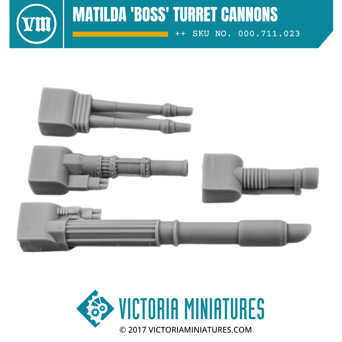 Matilda 'Boss' Turret Cannons