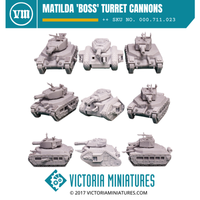 Matilda 'Boss' Turret Cannons