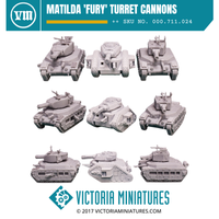 Matilda 'Fury' Turret Cannons