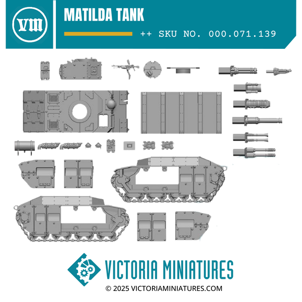 Matilda Tank – Victoria Miniatures