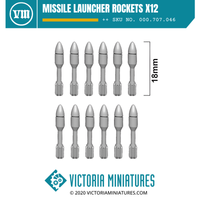 Missile Launcher Rockets x12
