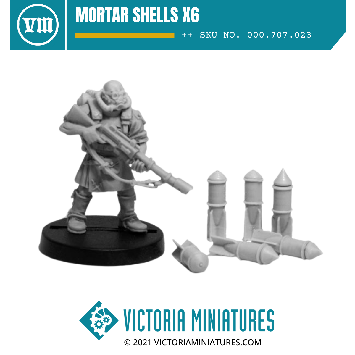 Mortar Shell Figure Mortar Shells x6 â Victoria Miniatures