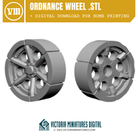 Ordnance Wheel .STL Download Victoria Miniatures
