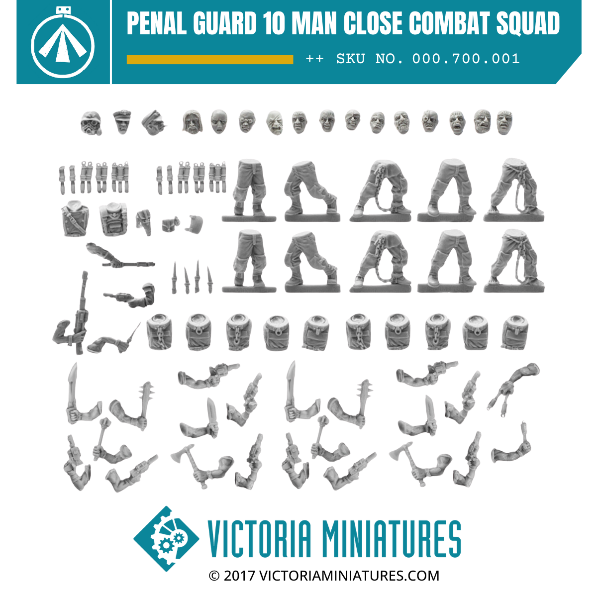 Penal Guard 10 Man Close Combat Squad