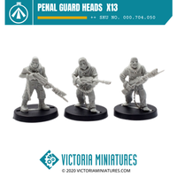 Penal Guard Heads  x13