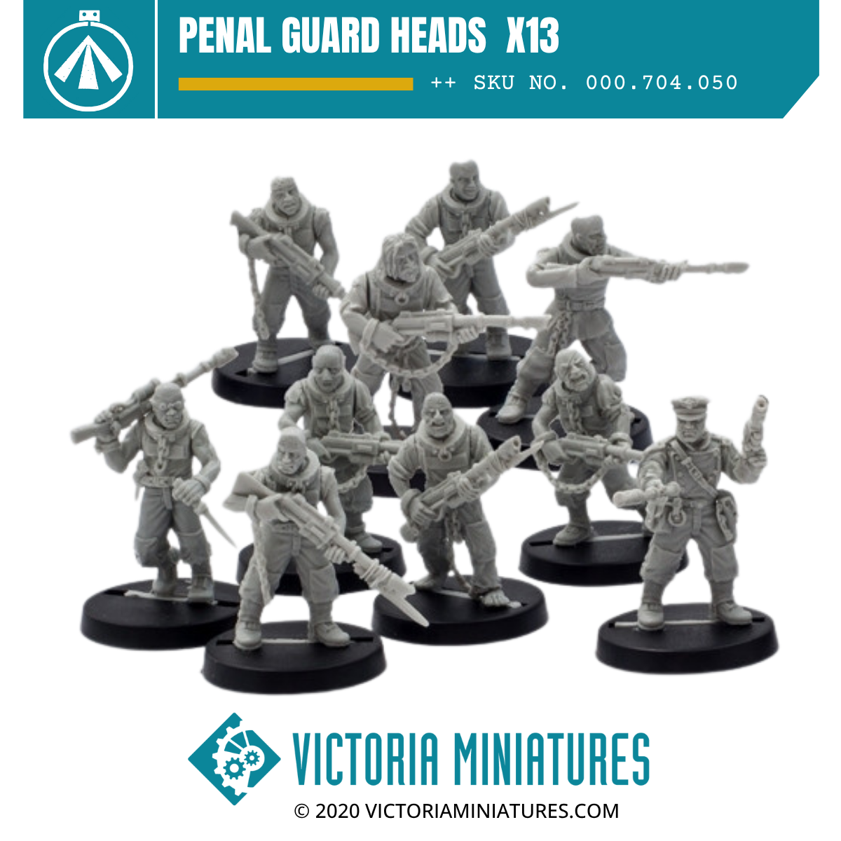 Penal Guard Heads  x13