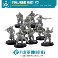 Penal Guard Heads  x13