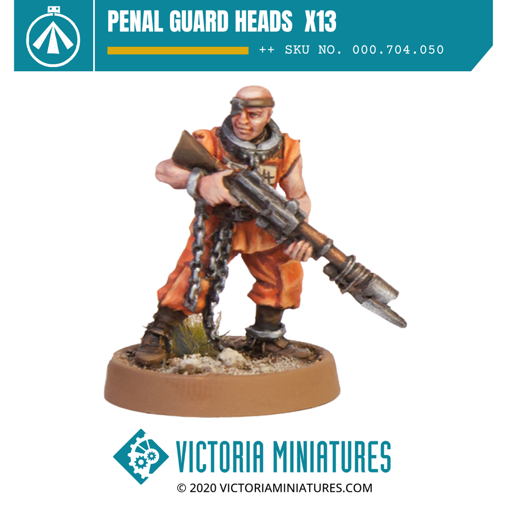 Penal Guard Heads  x13