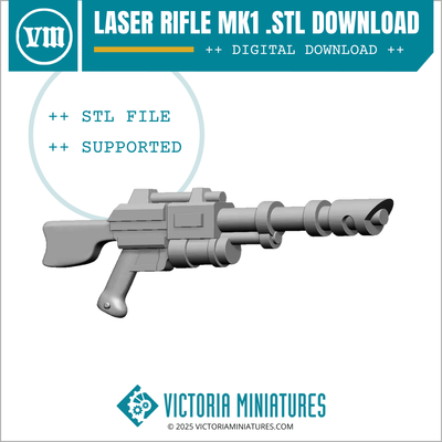 Laser Rifle MK1 .STL Download