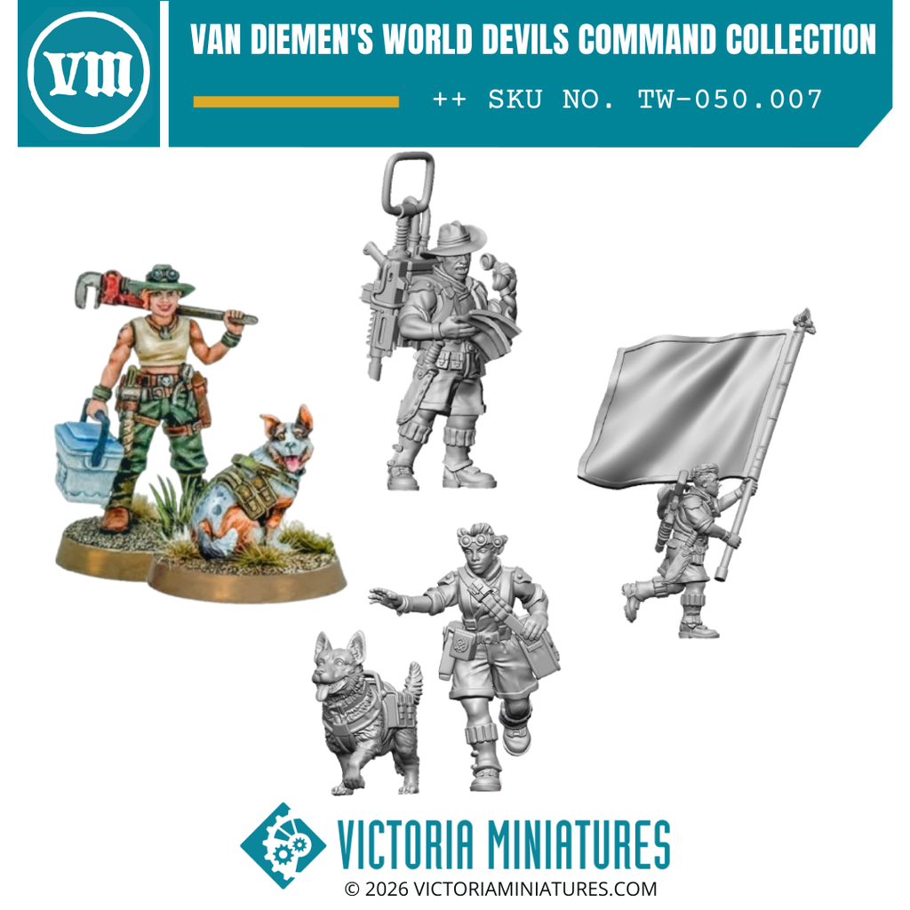 Van Diemen's World Devils Command Collection – Victoria Miniatures
