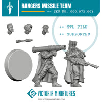 Border World Rangers Missile Team .STL Download