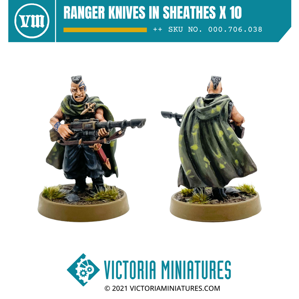 Ranger Knives in Sheathes x 10