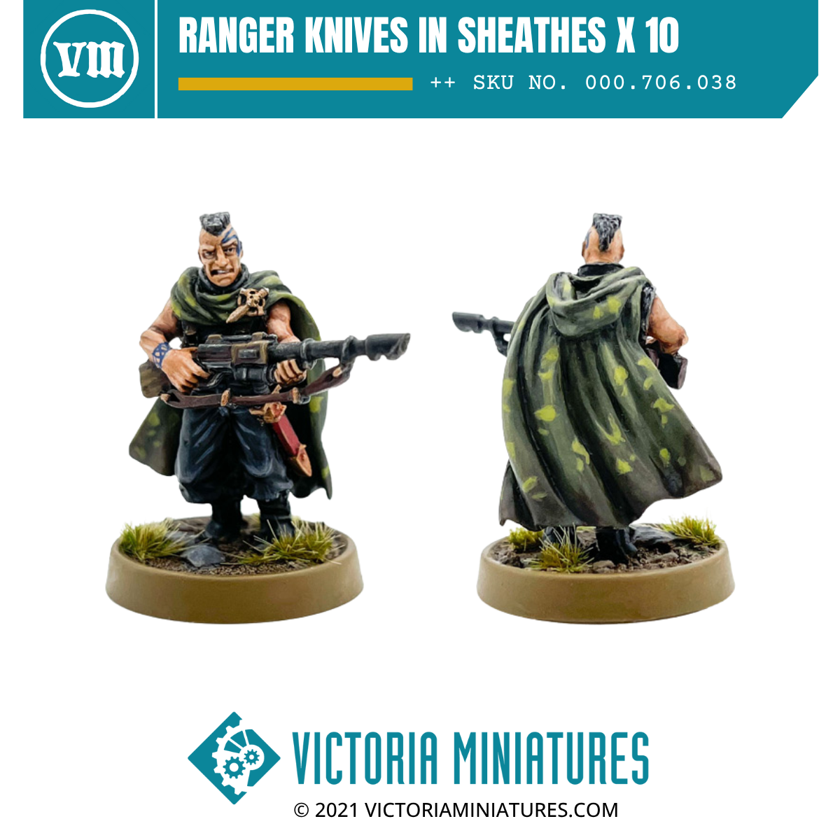 Ranger Knives in Sheathes x 10