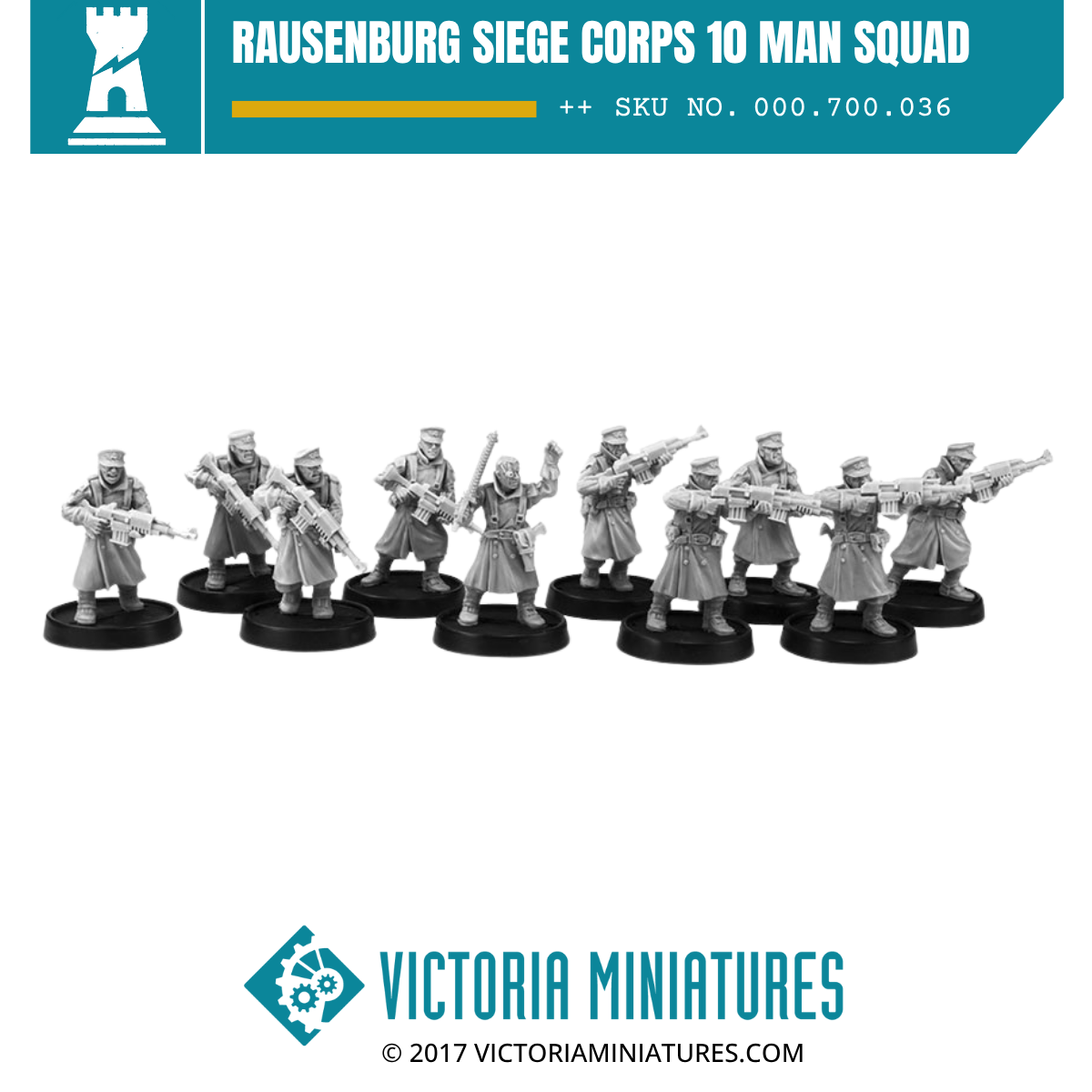 Rausenburg Siege Corps 10 Man Squad.