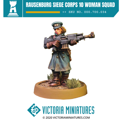 Rausenburg Siege Corps 10 Woman Squad