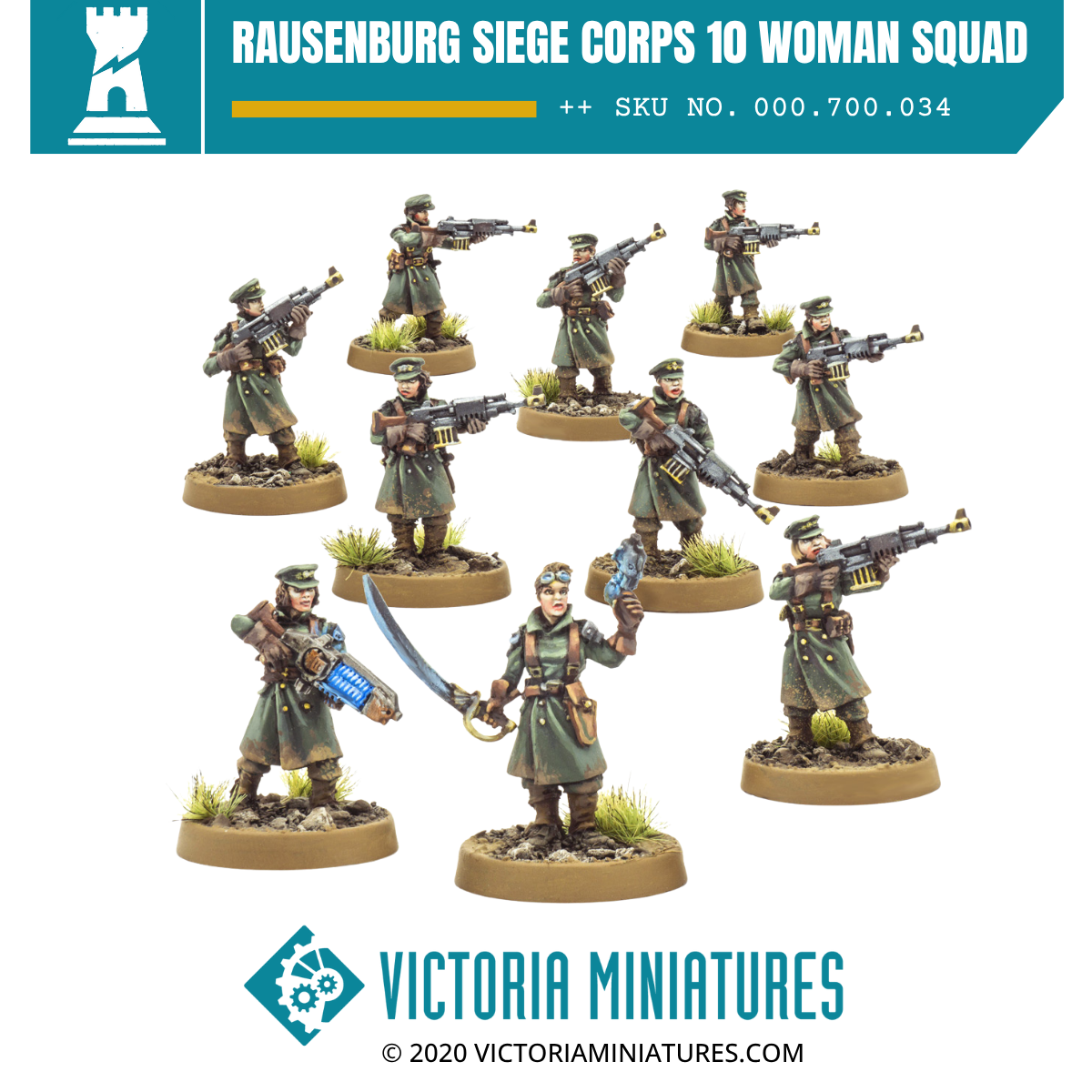 Rausenburg Siege Corps 10 Woman Squad