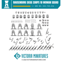 Rausenburg Siege Corps 10 Woman Squad