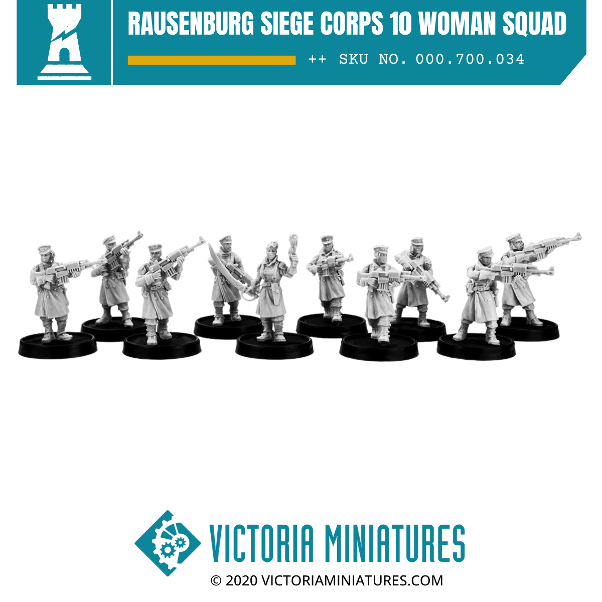 Rausenburg Siege Corps 10 Woman Squad