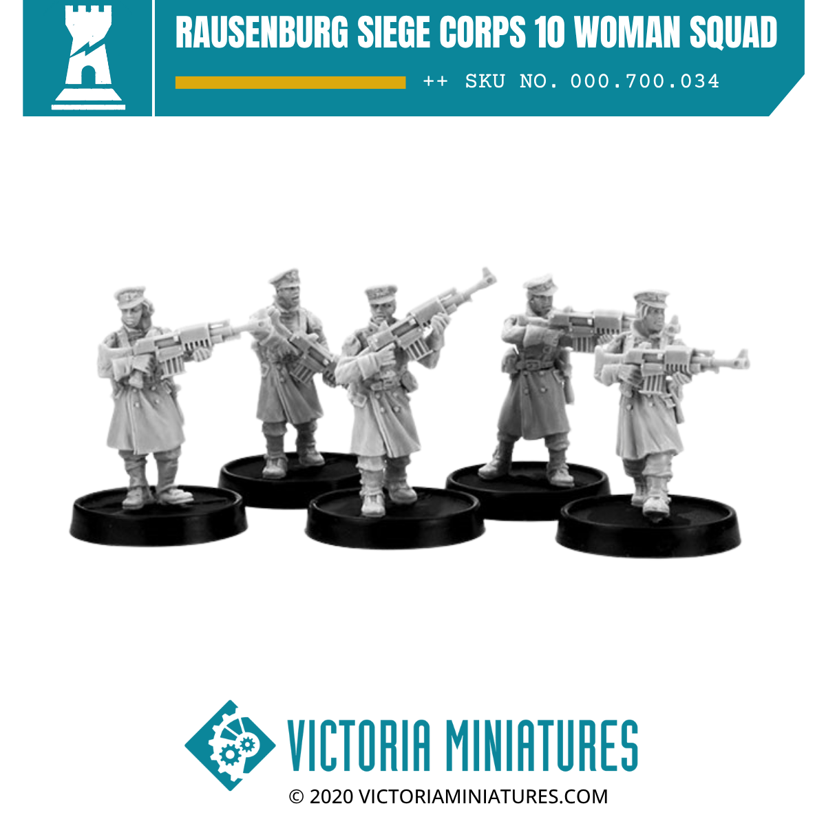 Rausenburg Siege Corps 10 Woman Squad