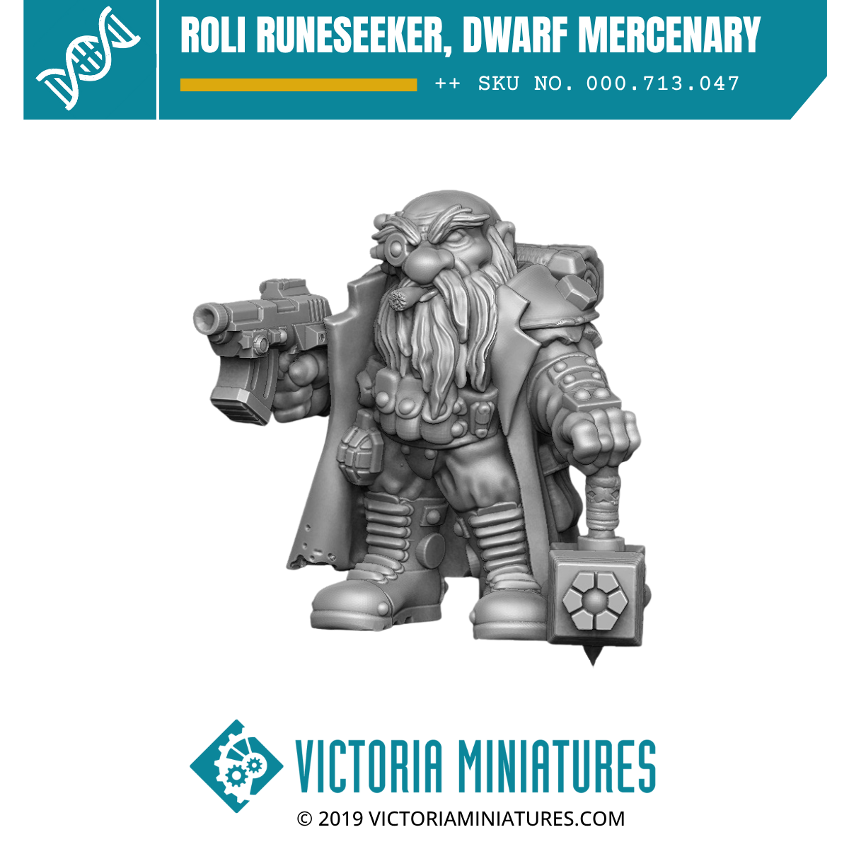 Roli Runeseeker, Dwarf Mercenary