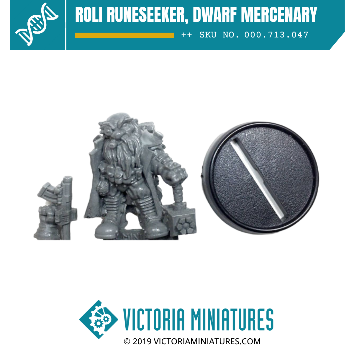 Roli Runeseeker, Dwarf Mercenary