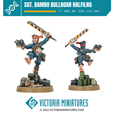 Sgt. Bambo Bullroar Halfilng Character
