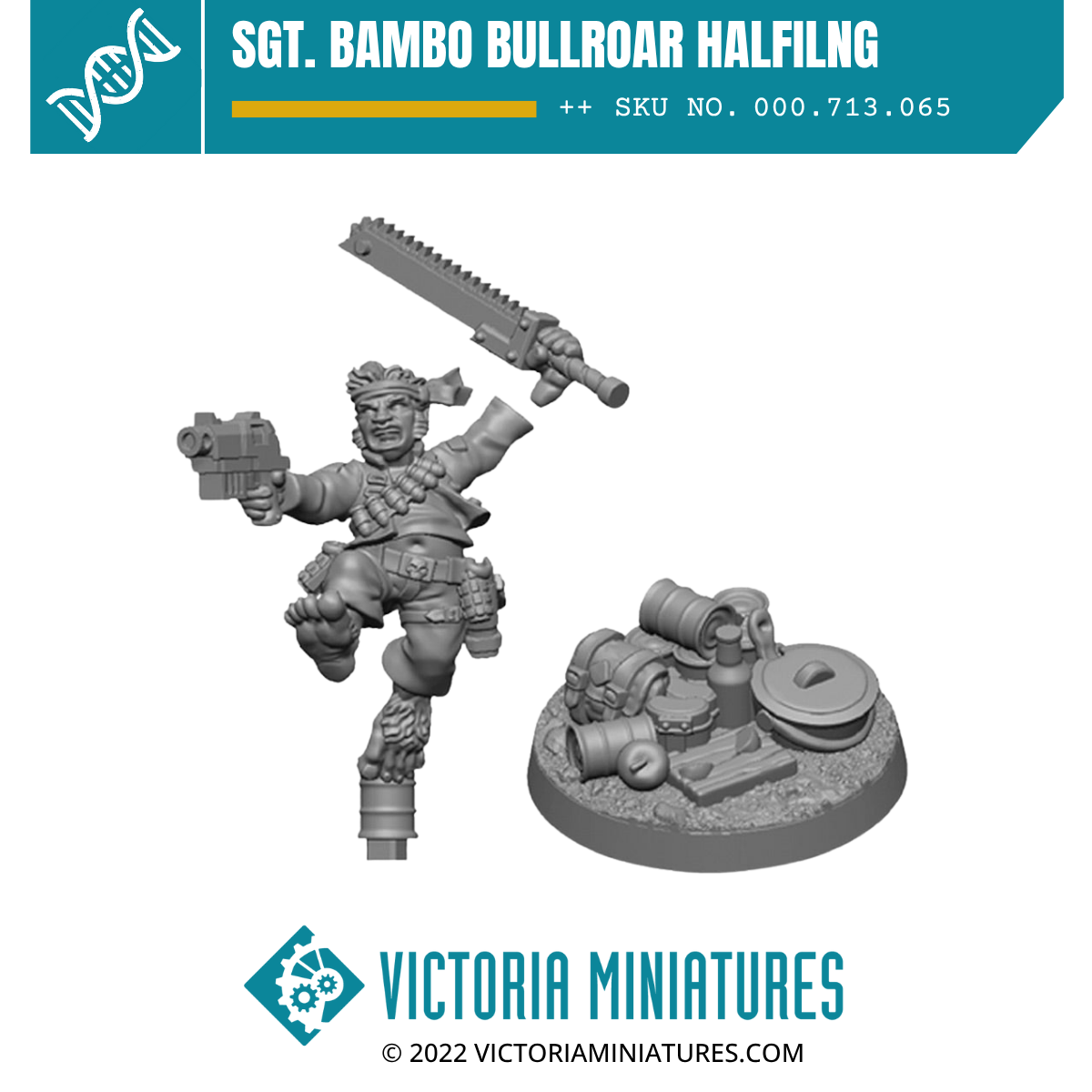 Sgt. Bambo Bullroar Halfilng Character