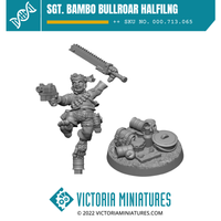 Sgt. Bambo Bullroar Halfilng Character