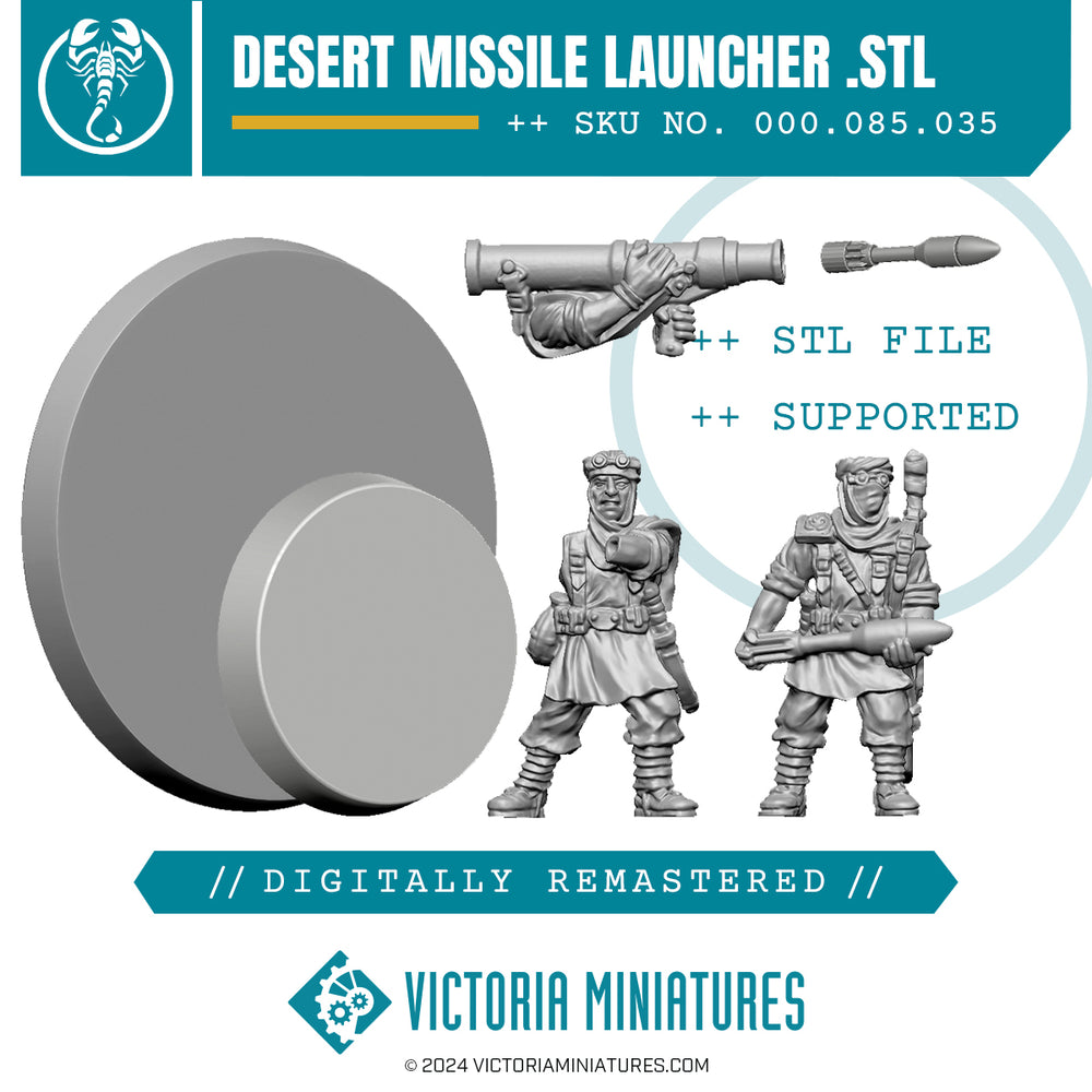 Desert Scorpions Missile Team .STL Download