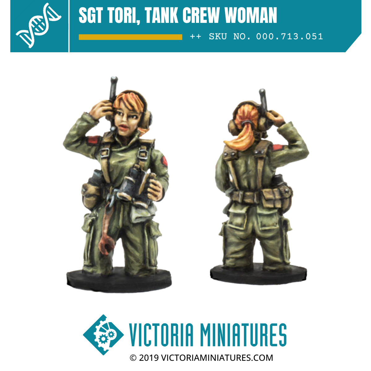 Sgt Tori, Tank Crew Woman.