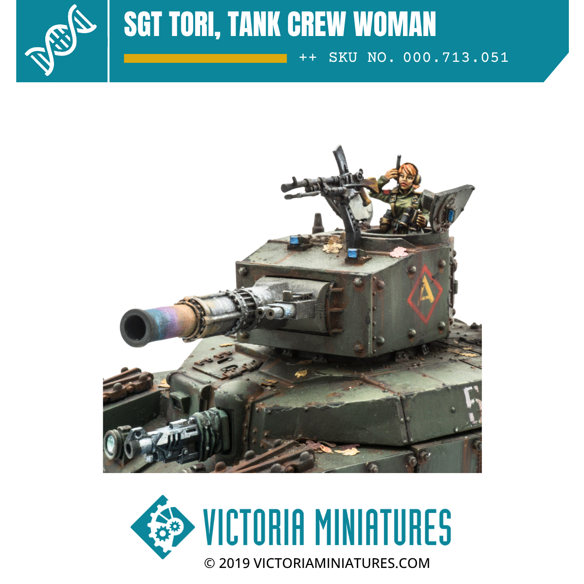 Sgt Tori, Tank Crew Woman.