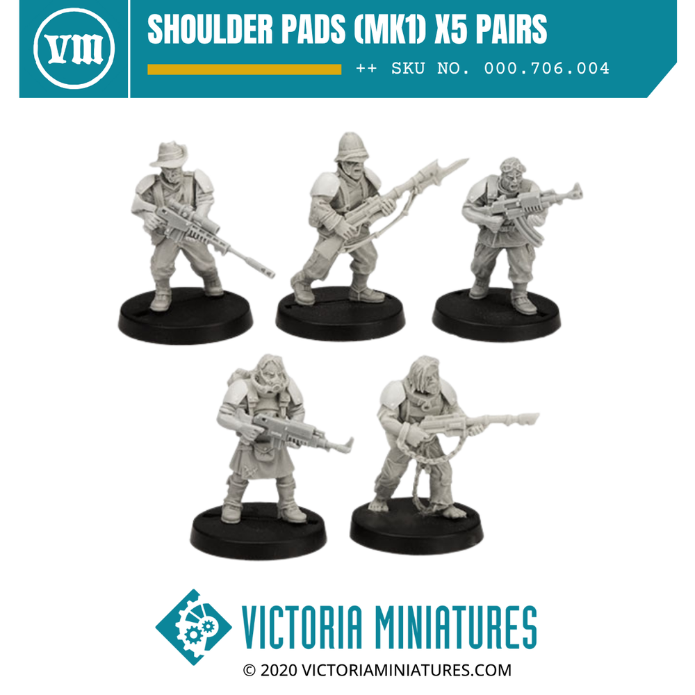 Shoulder Pads (Mk1) x5 Pairs