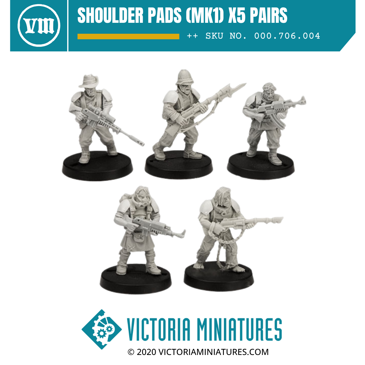 Shoulder Pads (Mk1) x5 Pairs