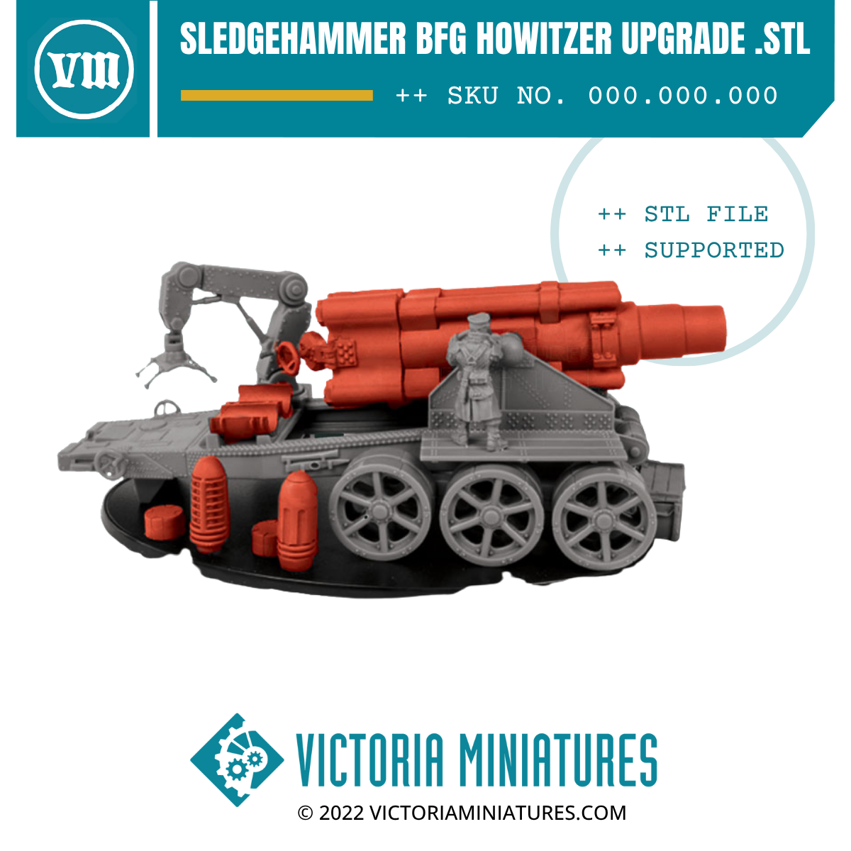 Sledgehammer BFG Howitzer Upgrade .STL