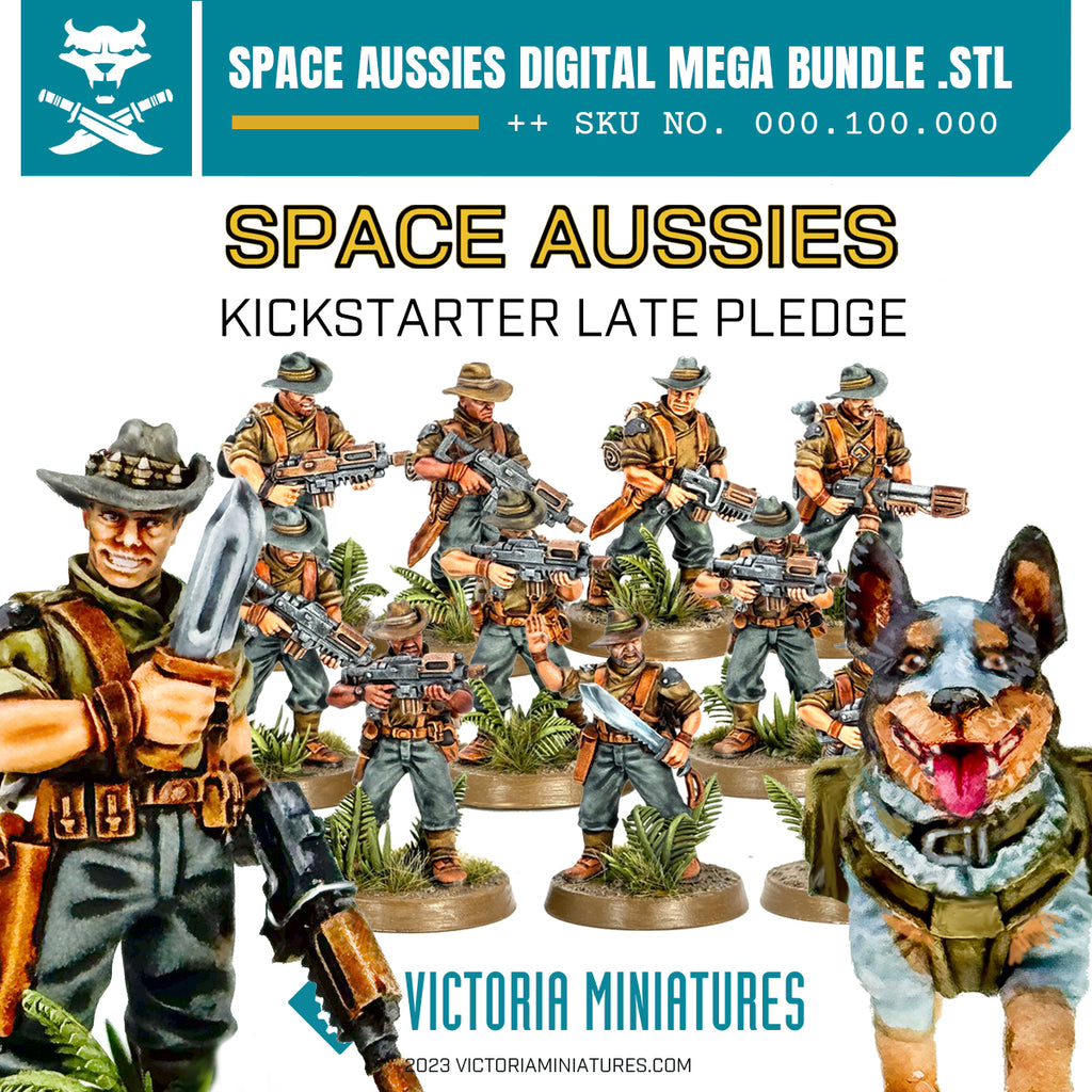 Space Aussies Digital Bundle – Victoria Miniatures