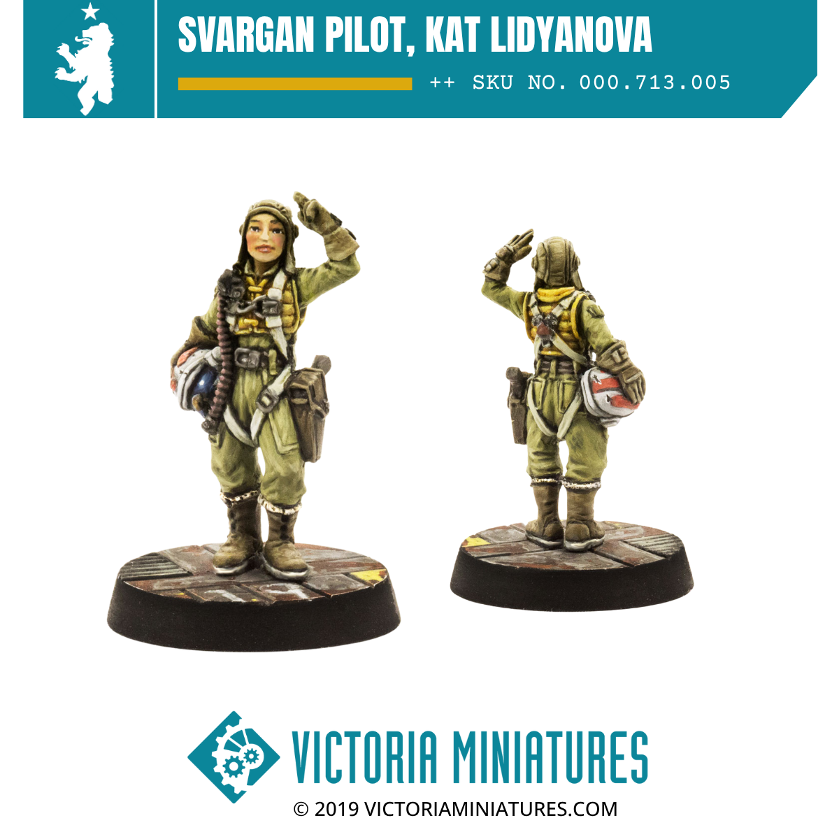2019 Adepticon Limited Edition, Svargan Pilot, Kat Lidyanova