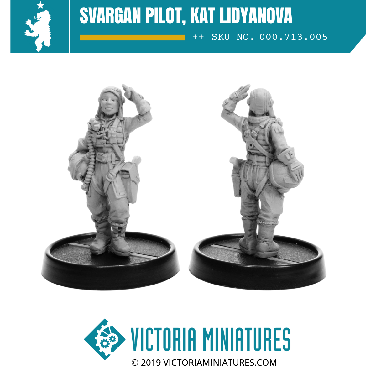 2019 Adepticon Limited Edition, Svargan Pilot, Kat Lidyanova