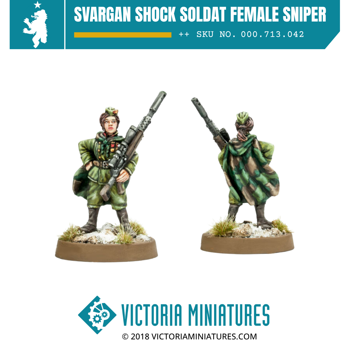 Svargan Shock Soldat Female Sniper