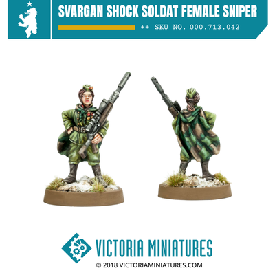 Svargan Shock Soldat Female Sniper