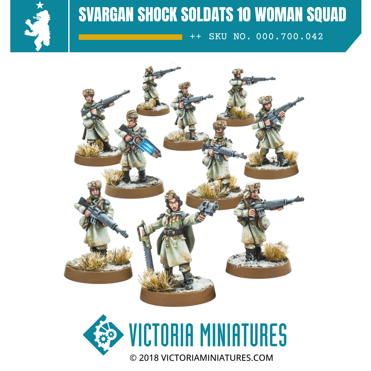 Svargan Shock Soldats 10 Woman Squad