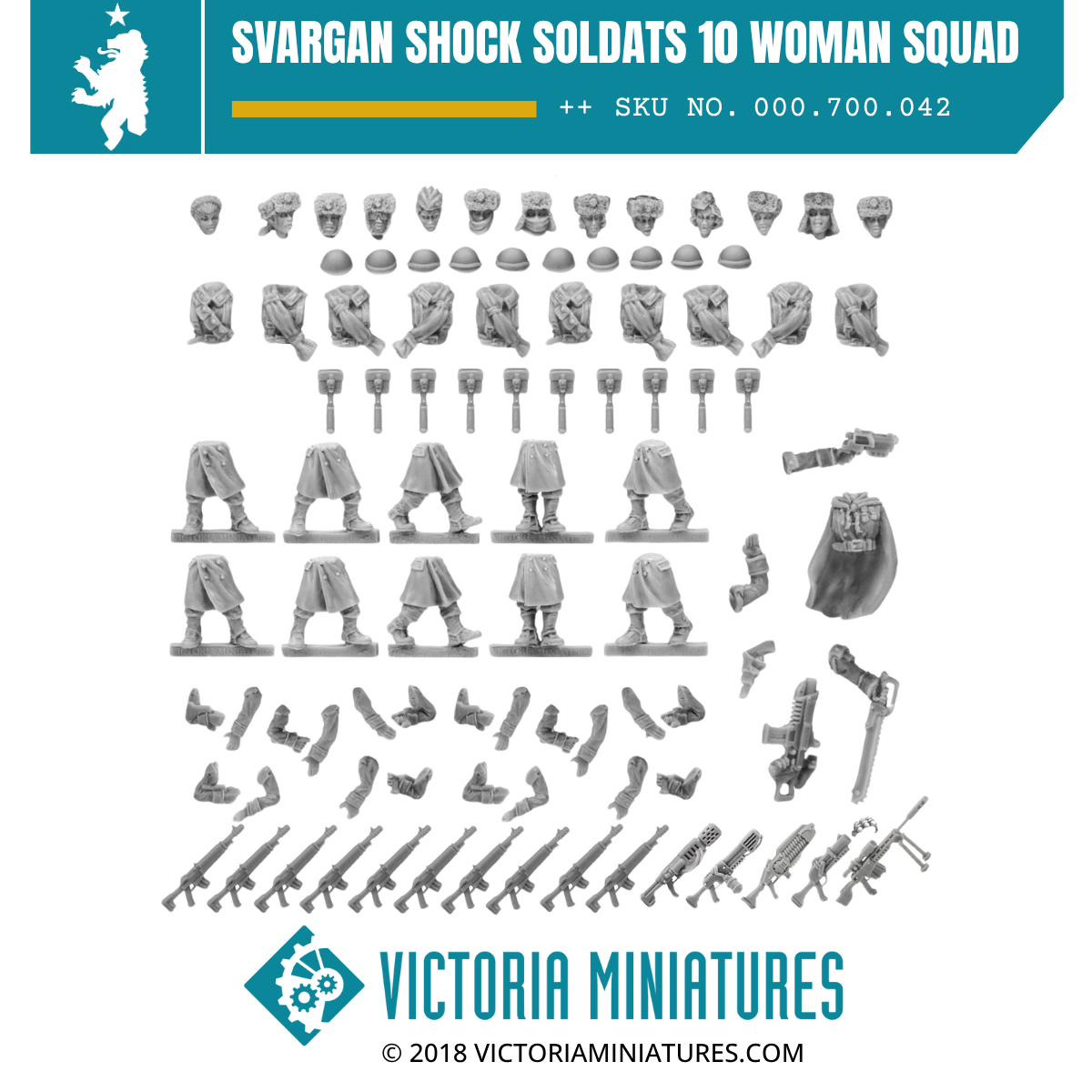 Svargan Shock Soldats 10 Woman Squad