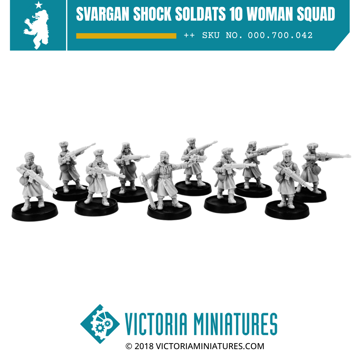 Svargan Shock Soldats 10 Woman Squad