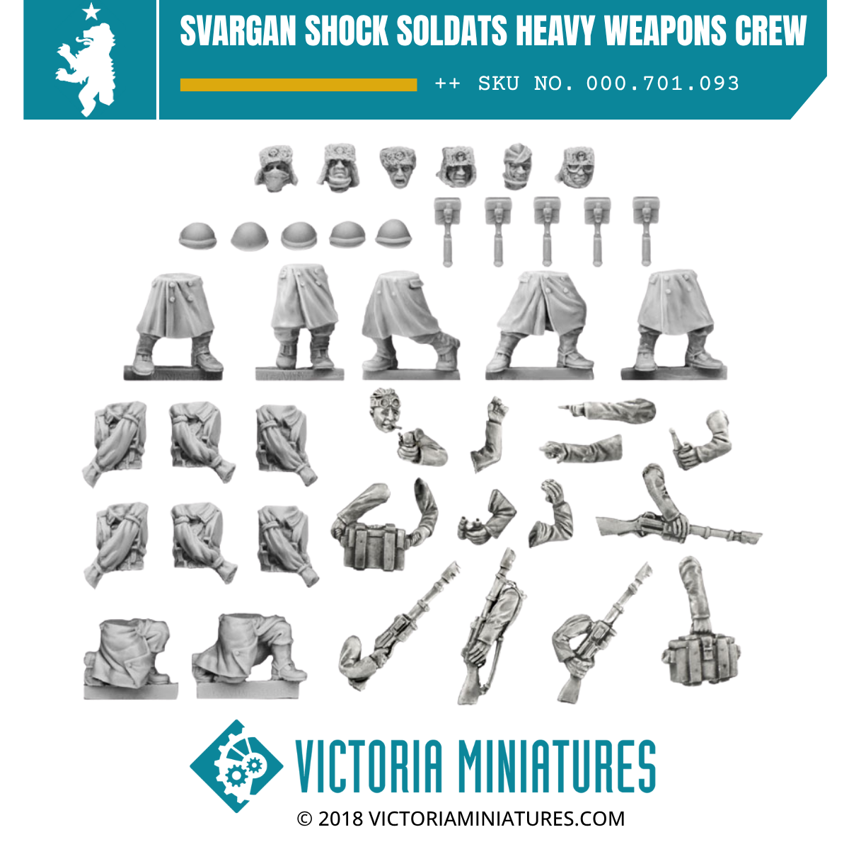 Svargan Shock Soldats Heavy Weapons Crew