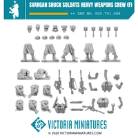 Svargan Shock Soldats Heavy Weapons Crew (female)