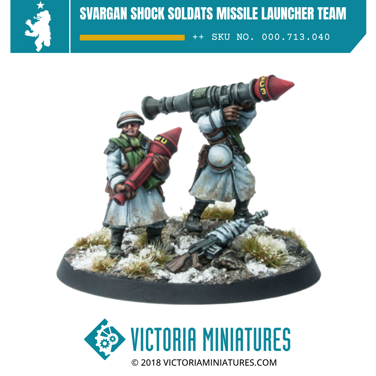 Svargan Shock Soldats Missile Launcher Team