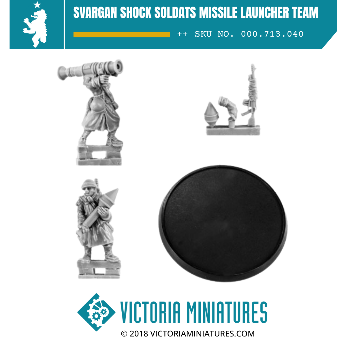 Svargan Shock Soldats Missile Launcher Team