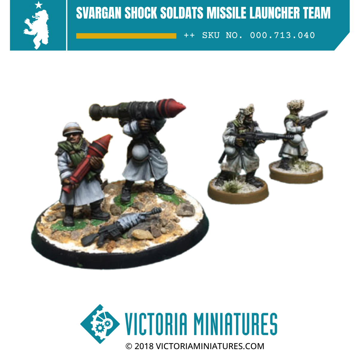 Svargan Shock Soldats Missile Launcher Team