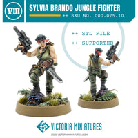 Sylvia Brando Jungle Fighter .STL Download