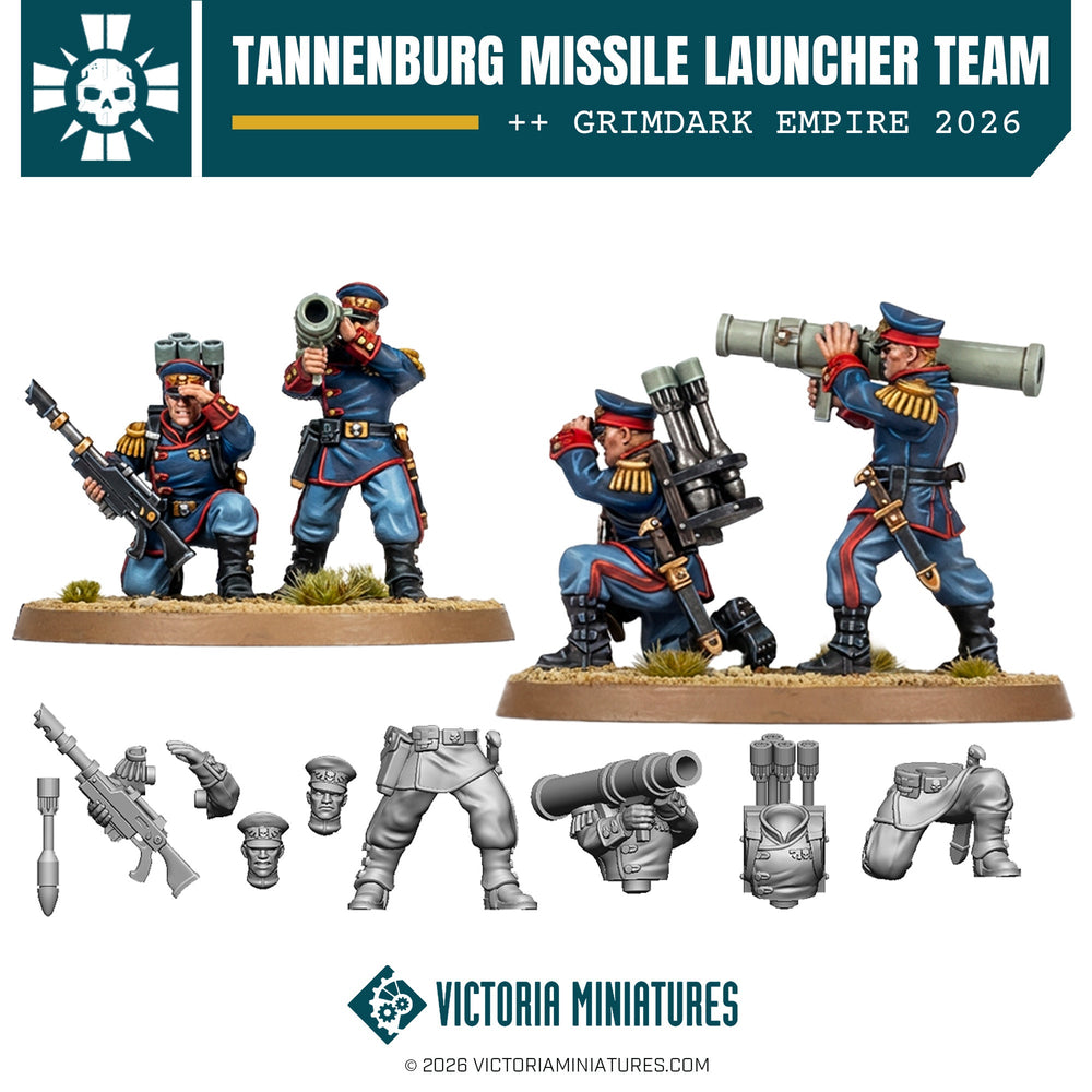 Tannenburg Missile Launcher Team Victoria Miniatures