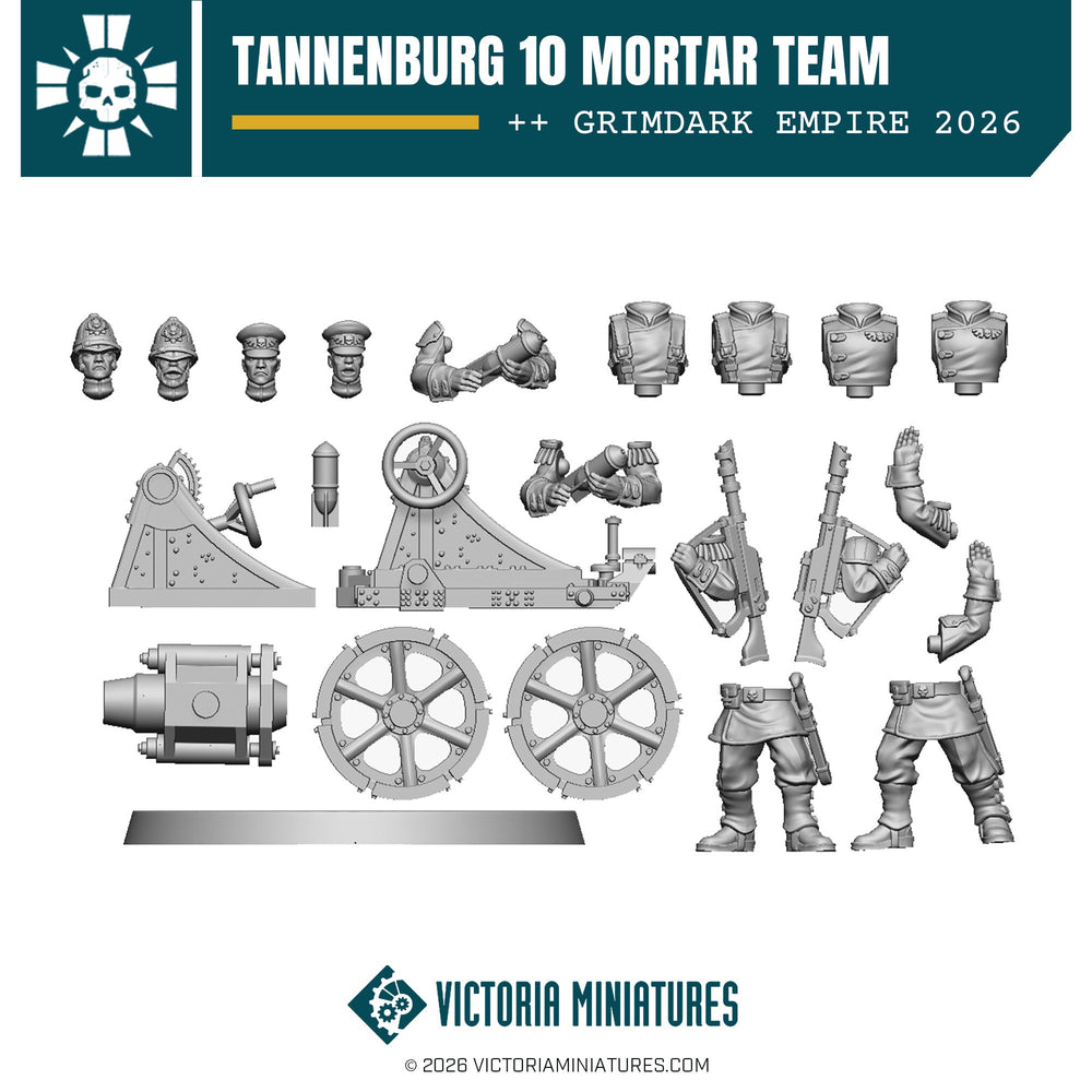 Tannenburg Mortar Team Victoria Miniatures